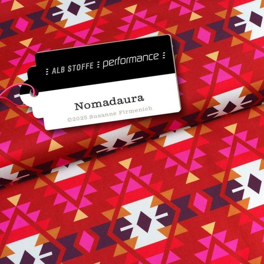 Albstoffe Performance Kollektion - Nomadaura Rot