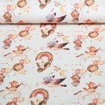 Jersey - Digital Traumparty Tiere Ecru