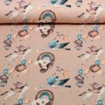 Jersey - Digital Traumparty Tiere Beige