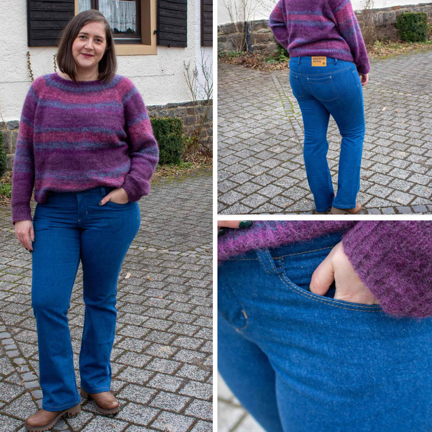 Jeans - Der blaue Pfad Mid Waist Damen Langgrößen- Schnittmuster eBook-0 Jeans - Der blaue Pfad Mid Waist Damen Langgrößen- Schnittmuster eBook-0