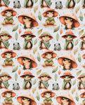 Maglia - Digital Jungle Frogs Ecru
