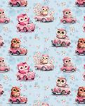 Maglia - Digital Owls Cars Azzurro