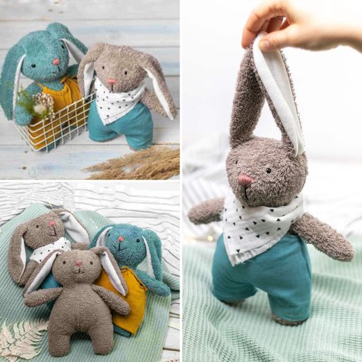 Freebie - Kuschelhase nähen - Gratis Schnittmuster Freebie - Kuschelhase nähen - Gratis Schnittmuster