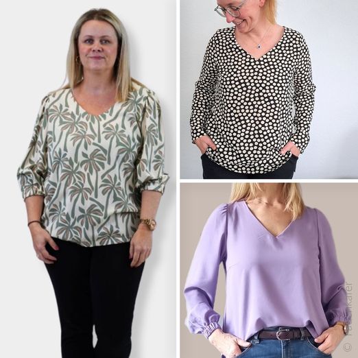 Basic-Bluse Damen - Schnittmuster eBook