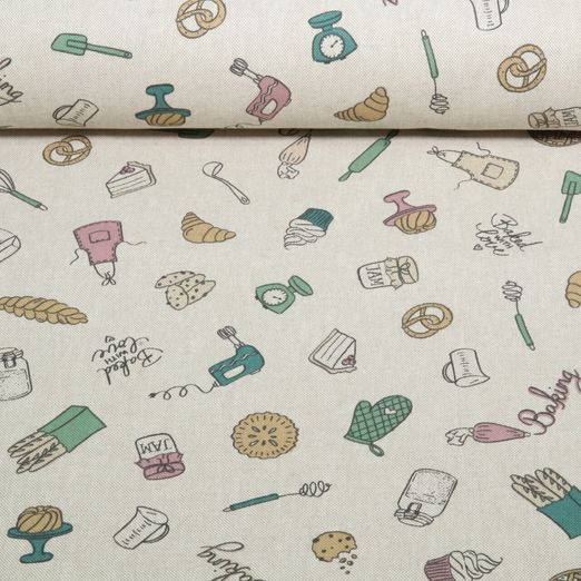 Canvas - Backliebe Leinenoptik Beige Canvas - Backliebe Leinenoptik Beige