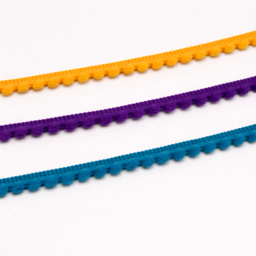 Galon pompons 4mm - au mètre Galon pompons 4mm - au mètre