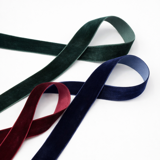 Ruban velours 15mm - au mètre