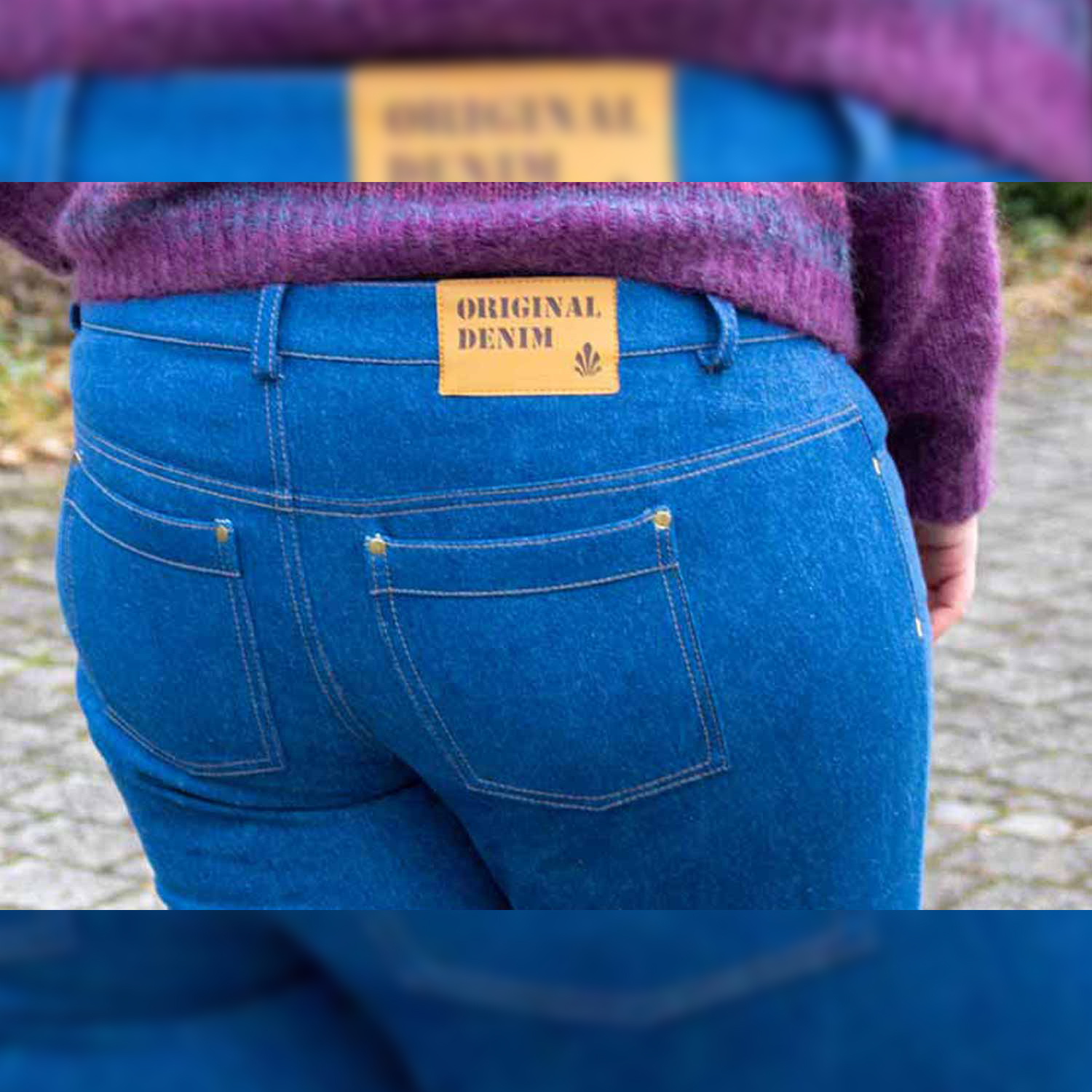Jeans - Der blaue Pfad Mid Waist Damen Normalgrößen - Schnittmuster eBook-3 Jeans - Der blaue Pfad Mid Waist Damen Normalgrößen - Schnittmuster eBook-3