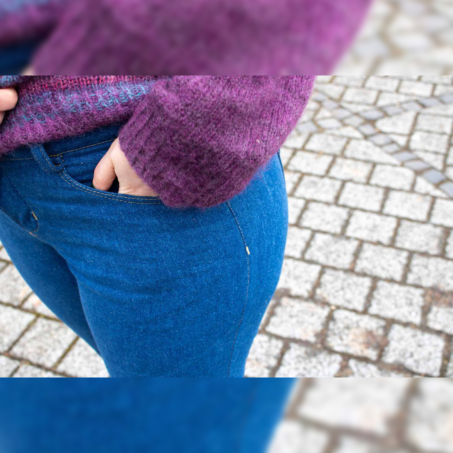 Jeans - Der blaue Pfad Mid Waist Damen Normalgrößen - Schnittmuster eBook-7 Jeans - Der blaue Pfad Mid Waist Damen Normalgrößen - Schnittmuster eBook-7