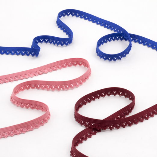 Spitzenband 13mm - Elastische Spitze - Meterware Spitzenband 13mm - Elastische Spitze - Meterware