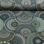 Jersey de viscose de bambou - Impression numérique Kaki
