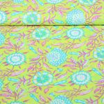 Voile de coton - Enjoy collection fleurs Jaune Voile de coton - Enjoy collection fleurs Jaune