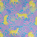 Bawełniany woal - Enjoy Collection Leopard Pink
