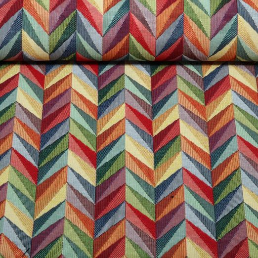 Gobelin - Geometric ZickZack Multicolor Gobelin - Geometric ZickZack Multicolor