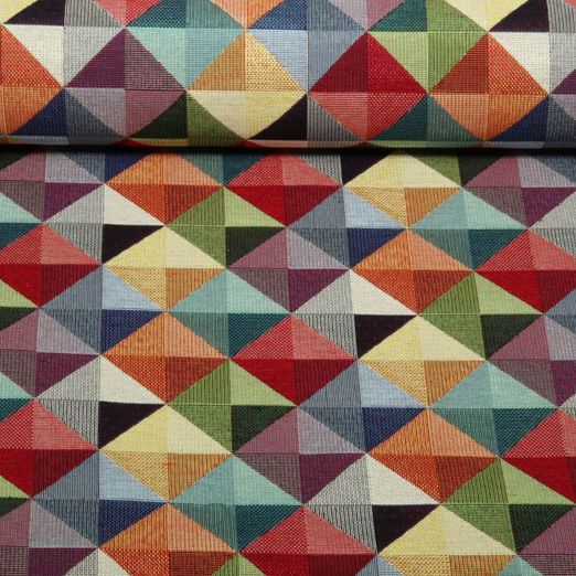 Gobelin - Pyramides géométriques Multicolore Gobelin - Pyramides géométriques Multicolore