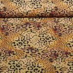 Tissu robes et blouses - Crepe Leo Sable