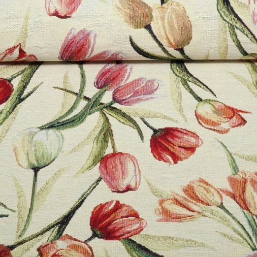 Gobelin -Tulpen Beige Gobelin -Tulpen Beige