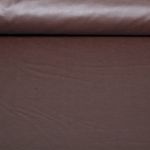 Beschichtete Baumwolle Laura - Uni Schokobraun Beschichtete Baumwolle Laura - Uni Schokobraun