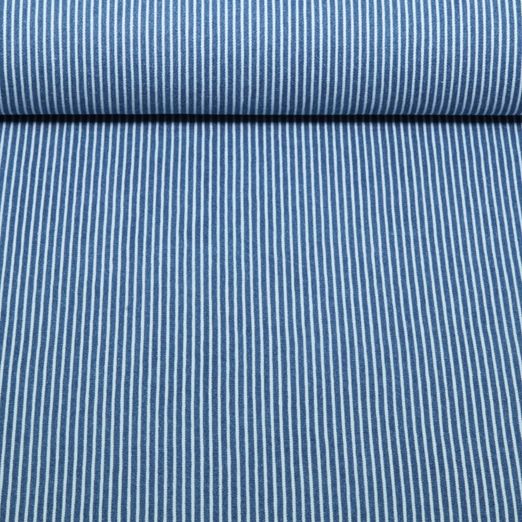 Hosenjeans - Stretch Streifen Blau Hosenjeans - Stretch Streifen Blau