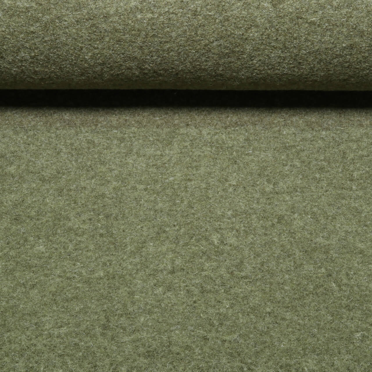 Walkloden Alma - Melange Olivgrün-0 Walkloden Alma - Melange Olivgrün-0