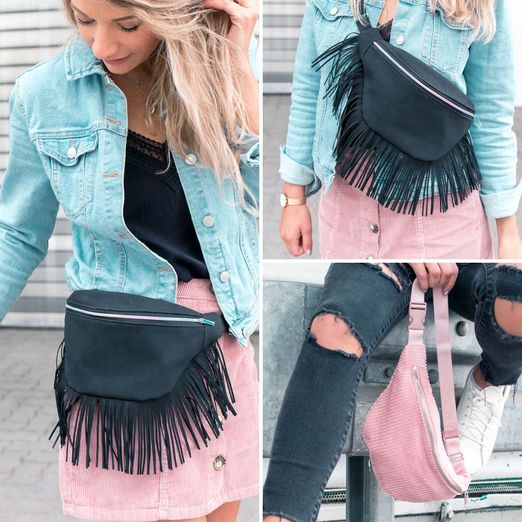 Freebie - Bauchtasche Fransi - Schnittmuster Freebie - Bauchtasche Fransi - Schnittmuster