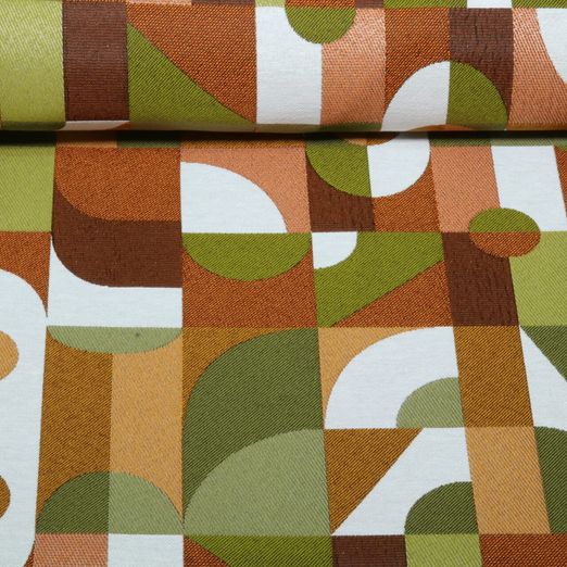 Toile canevas Jacquard - Abstrait Bronze Toile canevas Jacquard - Abstrait Bronze