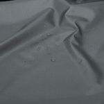 Outdoorstof – effen donkerantraciet