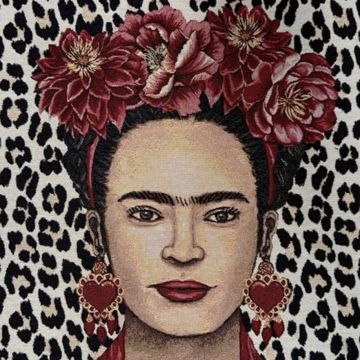 Gobelin Kissen Panel - Artist Gesicht Mexico Multicolor