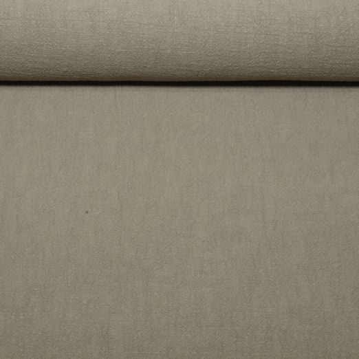 Leinen - Uni Stonewashed Olivgrün Leinen - Uni Stonewashed Olivgrün