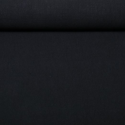 Leinen - Uni Stonewashed Schwarz Leinen - Uni Stonewashed Schwarz
