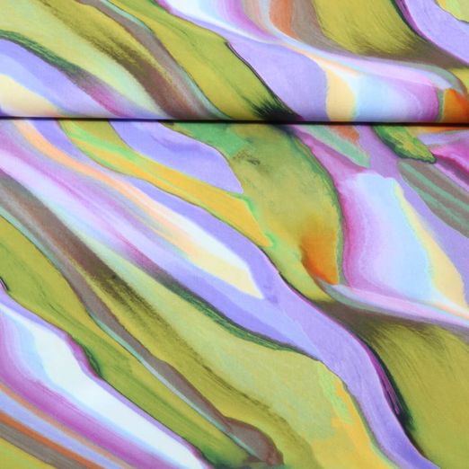 Viskose-Popeline - Digital Abstrakt Multicolor Viskose-Popeline - Digital Abstrakt Multicolor
