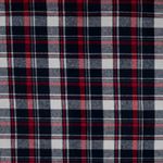 Flanelle de coton - carreau de bûcheron Bleu marine