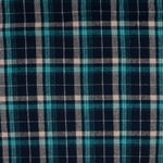 Flanelle de coton - carreaux de bûcheron Bleu marine