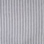 Tissu robes et blouses - Aspect lin rayures Gris clair