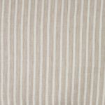 Tissu robes et blouses - Aspect lin rayures Sable