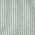 Tissu pour chemisiers et robes - Aspect lin rayures Vert clair