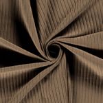 Rippjersey - Uni Taupe Breitripp