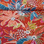 Viscose - Slub stretch palmiers Orange Viscose - Slub stretch palmiers Orange