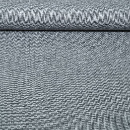 Linge en coton - Chambré chevrons Noir