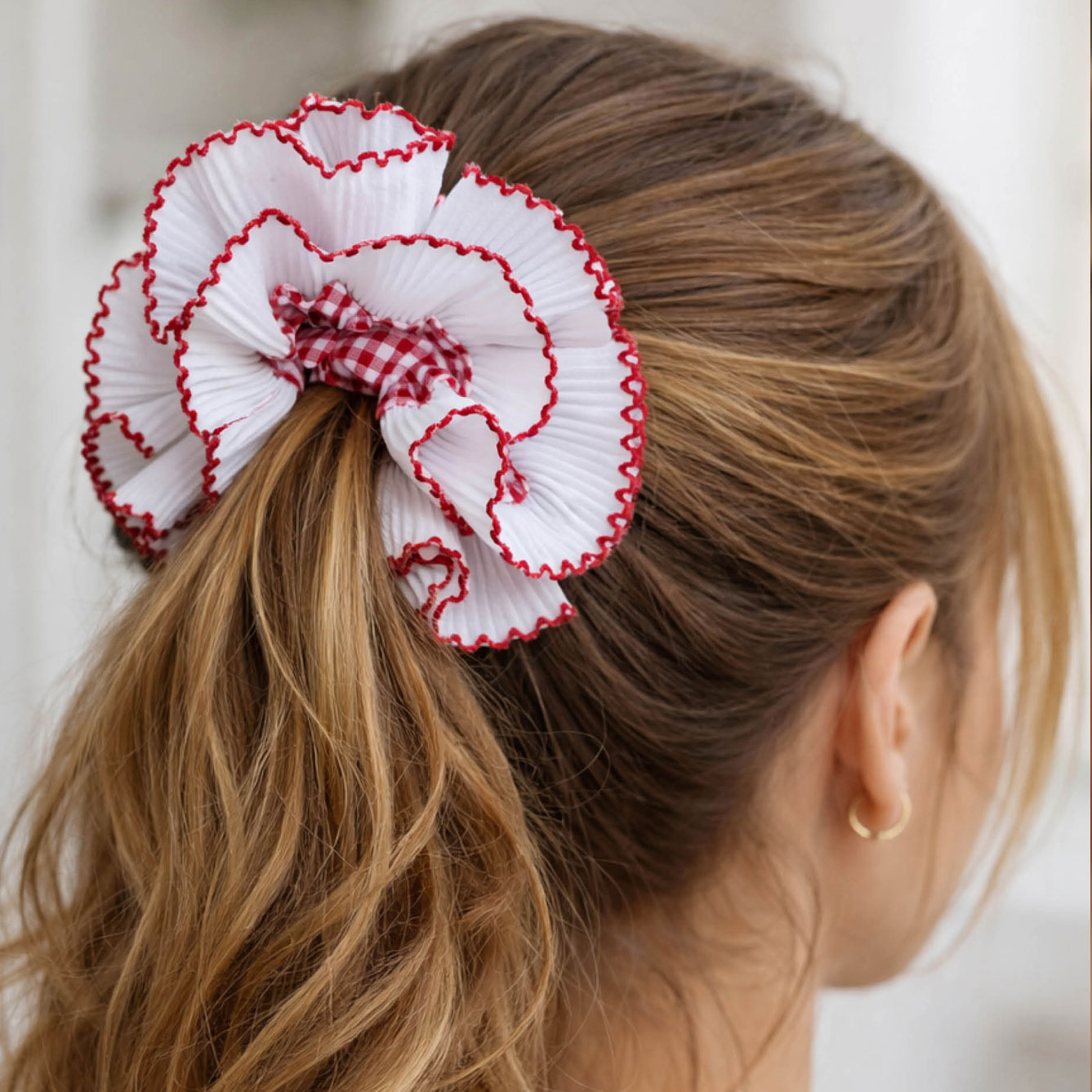 Coton tissé - Carreaux Rouge Blanc-1 Coton tissé - Carreaux Rouge Blanc-1