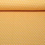 Jersey jacquard bio - HHL Queen of Heart Cherry Heart Knit Jaune