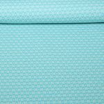 Jersey jacquard bio - HHL Queen of Hearts Cherry Heart Knit Turquoise Jersey jacquard bio - HHL Queen of Hearts Cherry Heart Knit Turquoise