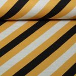 Jersey jacquard bio - HHL Queen Of Heart Royal Candy Stripes Jaune Jersey jacquard bio - HHL Queen Of Heart Royal Candy Stripes Jaune