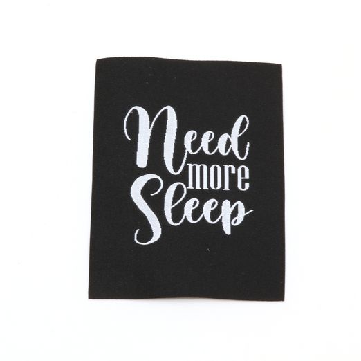 Étiquette tissée XL - Sleep - 60 x 80 mm Étiquette tissée XL - Sleep - 60 x 80 mm