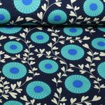 Organiczny letni sweter - HHL Queen of Hearts Court Garden Navy