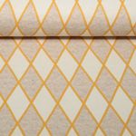 Jersey jacquard bio - HHL Queen Of Hearts Harlequin Hearts Beige Jersey jacquard bio - HHL Queen Of Hearts Harlequin Hearts Beige