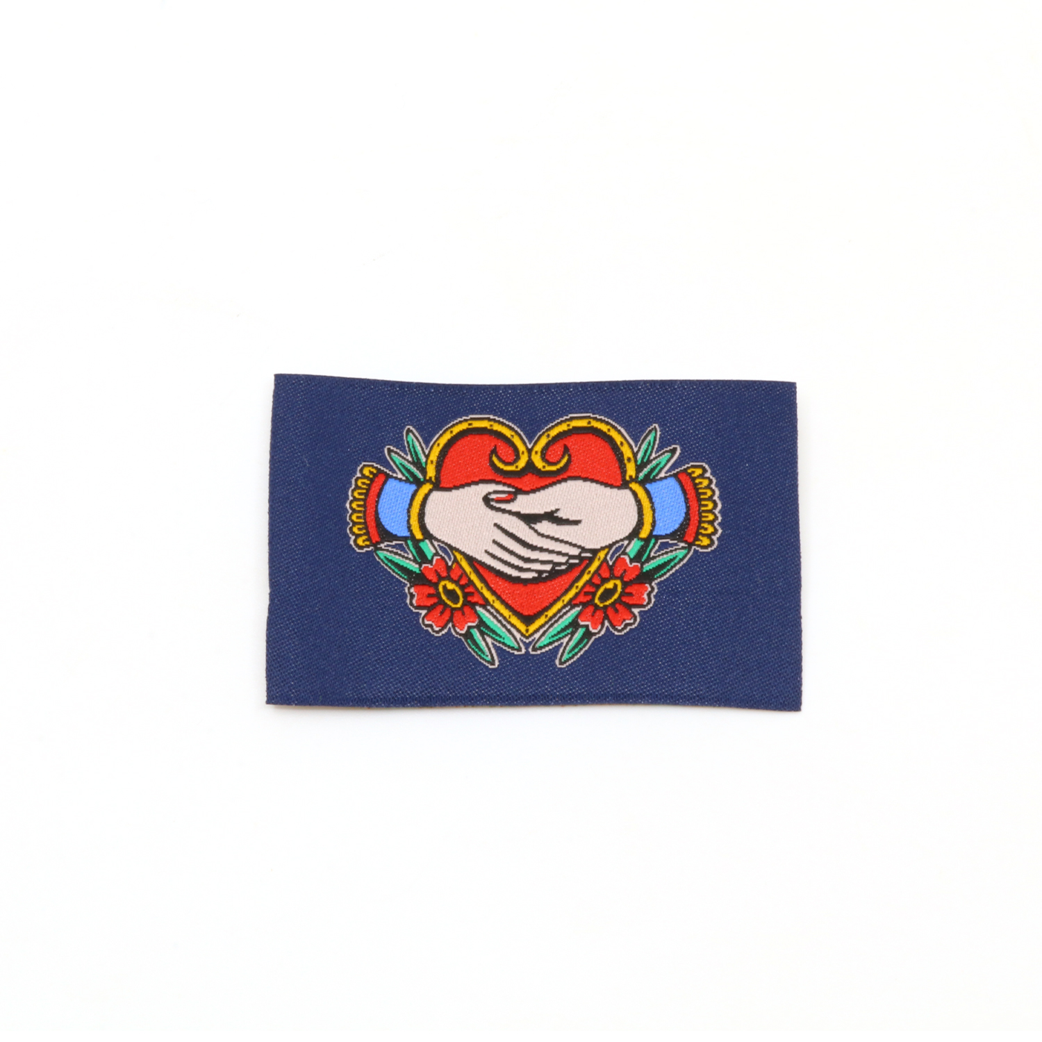 Étiquette tissée - Tattoo Coeur - 57 x 38 mm-0 Étiquette tissée - Tattoo Coeur - 57 x 38 mm-0
