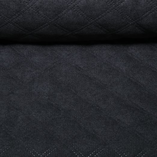 Tissu ameublement Asti Plus - Perforé Uni Noir Tissu ameublement Asti Plus - Perforé Uni Noir