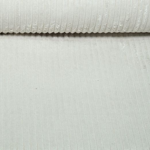 Tissu ameublement Velours - Anafi Large Crème Tissu ameublement Velours - Anafi Large Crème