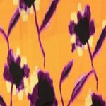 Tkanina na sukienki i bluzki - Twill Digital Flowers Orange Tkanina na sukienki i bluzki - Twill Digital Flowers Orange